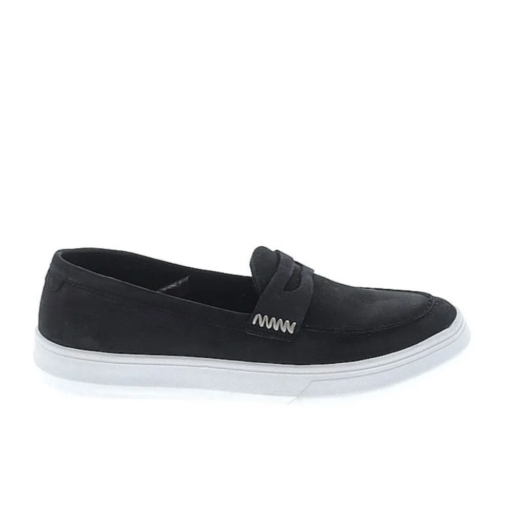 Portland leather Co black leather loafer size 39